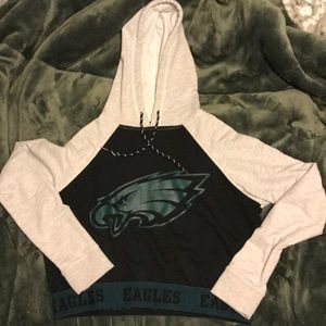 Philadelphia Eagles Crop Hoodie